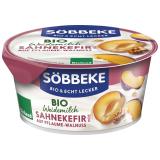 Weidemilch Sahnekefir auf Pflaume-Walnuss 10%