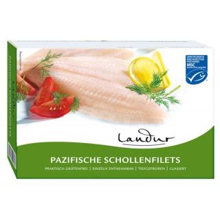 Landur paz. Schollen Filets, 225 gr Packung
