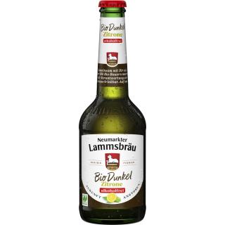 Lammsbräu Dunkel &Pure Zitrone alkoholfrei NATURLA