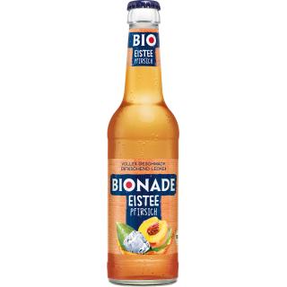 Bionade Eistee Pfirisch, 0,33 L Flasche