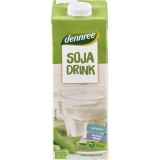 dennree Sojadrink Natur, 1 ltr Tetra Pack