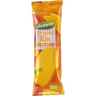dennree Mango Stieleis, 90 ml Stück