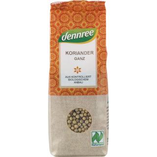 dennree Koriandersaat, ganz, 45 gr Packung