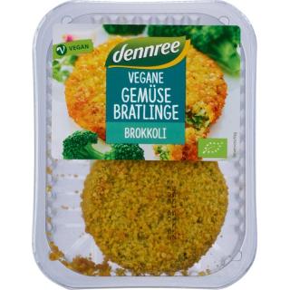 dennree Gemüsebratlinge Brokkoli, 160 gr Packung