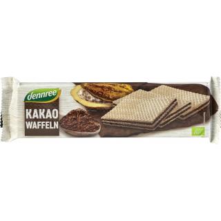 dennree Cremewaffeln Kakao, 125 g Packung