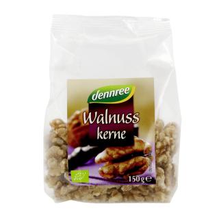 dennree Walnusskerne, ganz, 150 gr Packung