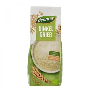 dennree Dinkelgrieß, 500 g Packung