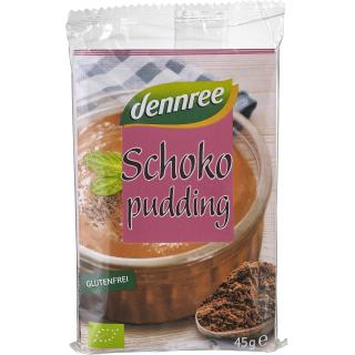 dennree Pudding Schoko 3 x 45 g,135 g Packung