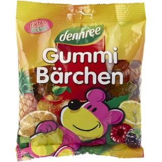 dennree Gummi-Bärchen mit Gelatine, 400 g Packung