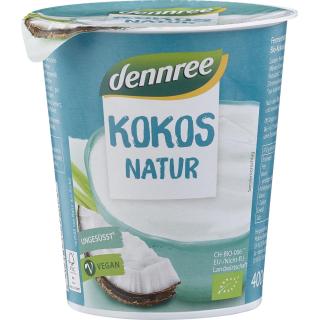 dennree Joghurtalternative Kokos Natur, 400 g Bech