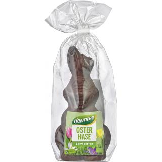 dennree Osterhase Zartbitter, 75 g Stück