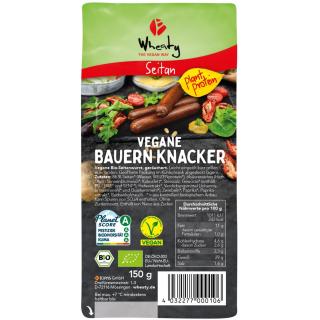 WHEATY Veganwurst Bauernknacker 3St