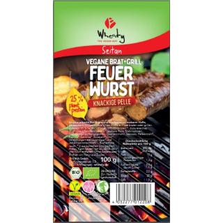 WHEATY Vegane Brat+Grill Feuerwurst
