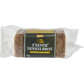 E`sener Dinkelbrot DEMETER geschnitten
