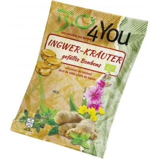 Bio4You Bonbons Ingwer-Kräuter