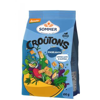 Croutons Knoblauch geröstete Brotwürfel DEMETER