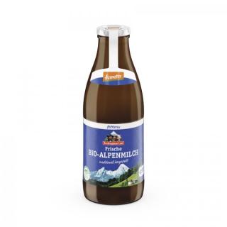 Alpenmilch fettarm DEMETER - Flasche
