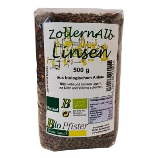 Alb-Linsen von der Zollern-Alb BIOLAND