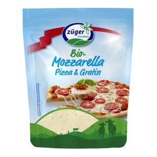 Mozzarrella gerieben 40% - Beutel