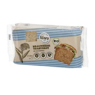 Braunhirse-Toastbrot glutenfrei geschnitten