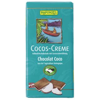 Cocos Creme Vollmilch Schokolade gefüllt HIH