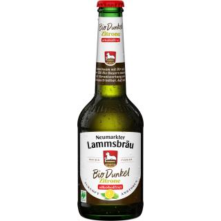 Lammsbräu Dunkel &Pure Zitrone alkoholfrei NATURLA