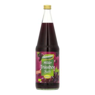 dennree Traubensaft rot, ohne Zuckerzusatz,  1 ltr