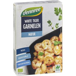 dennree White Tiger Garnele roh, 225 g Schachtelge