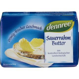 dennree Sauerrahmbutter, 250 gr Stück
