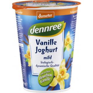 dennree Fruchtjoghurt Vanille, 400 gr K3-Becher cr