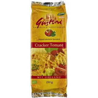 Gustoni Cracker Tomate mit Oregano, 250 g Packung