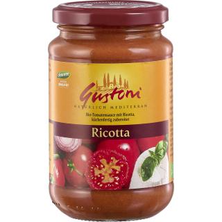 Gustoni Tomatensauce Ricotta, 350 g Glas