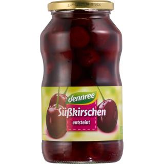 dennree Süßkirschen, entsteint, 700 g Glas