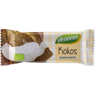 dennree Nussschnitte Kokos, 40 gr Stück