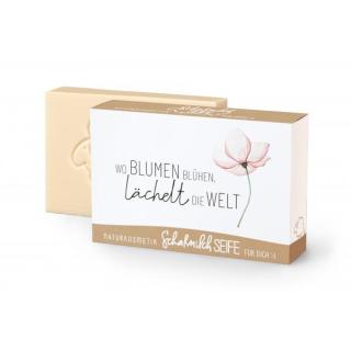 Geschenk für dich Schafmilchseife, Wo Blumen blühe