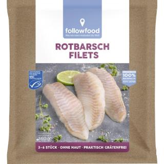 MSC Rotbarsch Filets Beutel (TK) 360G