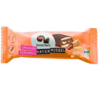 Haselherz Veganer Erdnuss-Karamell, 35 g Stück