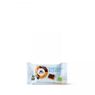 Alce Nero Dinkelkeks mit Milchschokolade, 28 g Stü