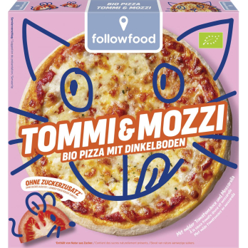 followfood Pizza Tommi & Mozzi, 165 g Schachtel