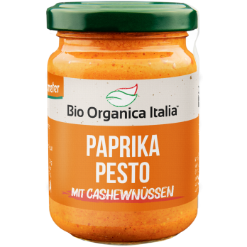 Bio Organica Italia Pesto Paprika mit Cashewnüssen